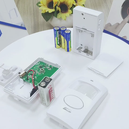 Motion Sensor Alarm Battery Powered  